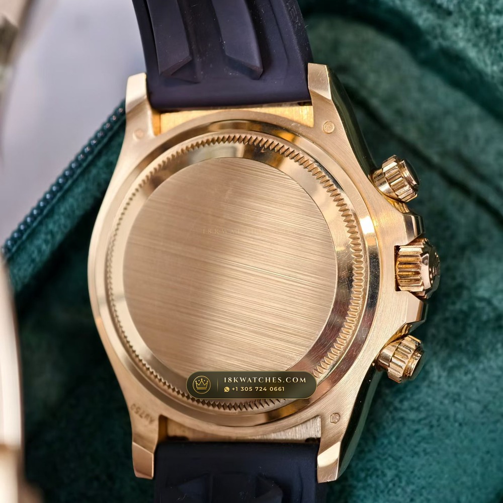 Rolex Cosmograph Daytona 18K Yellow Gold 5-Axis CNC Case Ref. 126518LN — Studio Gallery Plate VI in 18K Yellow Gold Au750 (160.3g Verified Mass, Rolex Manufacture Cal. 4131 - 72h Power Reserve)