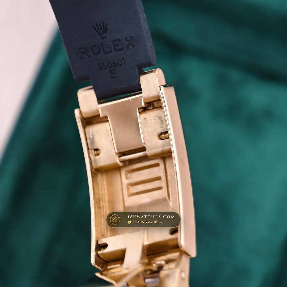 Rolex Cosmograph Daytona 18K Yellow Gold 5-Axis CNC Case Ref. 126518LN — Studio Gallery Plate VII in 18K Yellow Gold Au750 (160.3g Verified Mass, Rolex Manufacture Cal. 4131 - 72h Power Reserve)