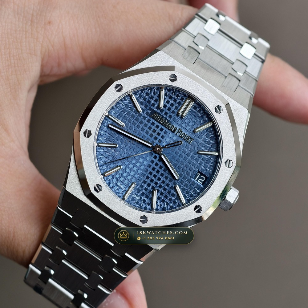 Audemars Piguet Royal Oak Selfwinding 41mm Ref. 15510ST — Studio Gallery Plate III in 904L Stainless Steel Custom Architecture (166.3g Verified Mass, Audemars Piguet Cal. 4302 - 70h Power Reserve)