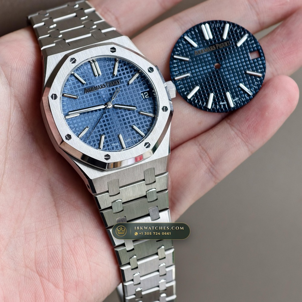 Audemars Piguet Royal Oak Selfwinding 41mm Ref. 15510ST — Studio Gallery Plate IV in 904L Stainless Steel Custom Architecture (166.3g Verified Mass, Audemars Piguet Cal. 4302 - 70h Power Reserve)