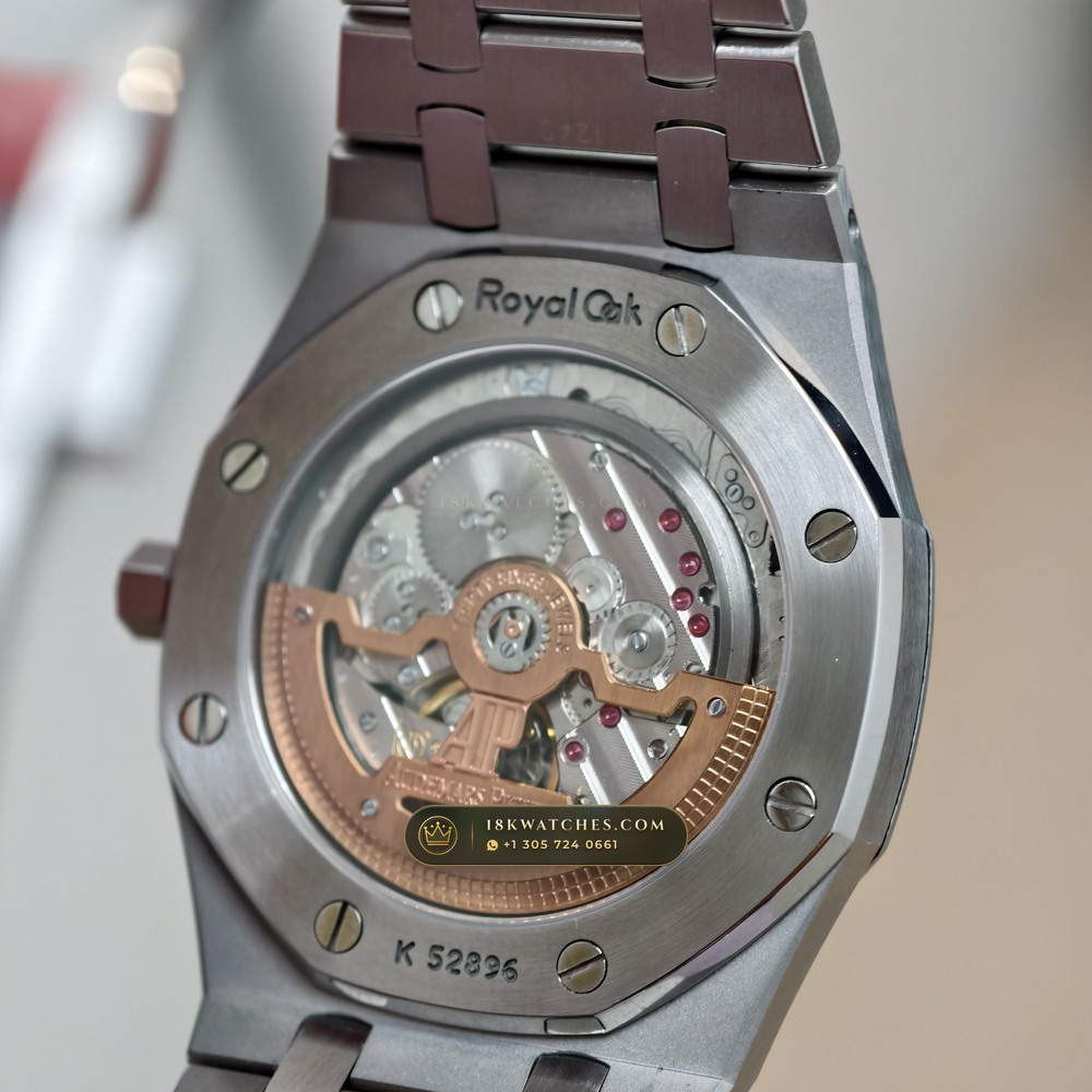 Audemars Piguet Royal Oak Jumbo Extra-Thin 39mm Chronometer Regulated Spec Ref. 15202ST — Studio Gallery Plate IX in 904L Stainless Steel Custom Architecture (103.1g Verified Mass, Audemars Piguet Cal. 2121 Ultra-Thin)