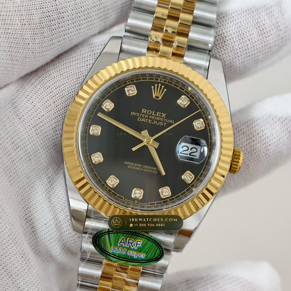 Rolex Datejust 41 Hand-Chamfered Bevel Spec Ref. 126331 — Studio Gallery Plate III in 18K Gold & 904L Oystersteel Rolesor (150.1g Verified Mass, Rolex Manufacture Cal. 3235 - 70h Power Reserve)
