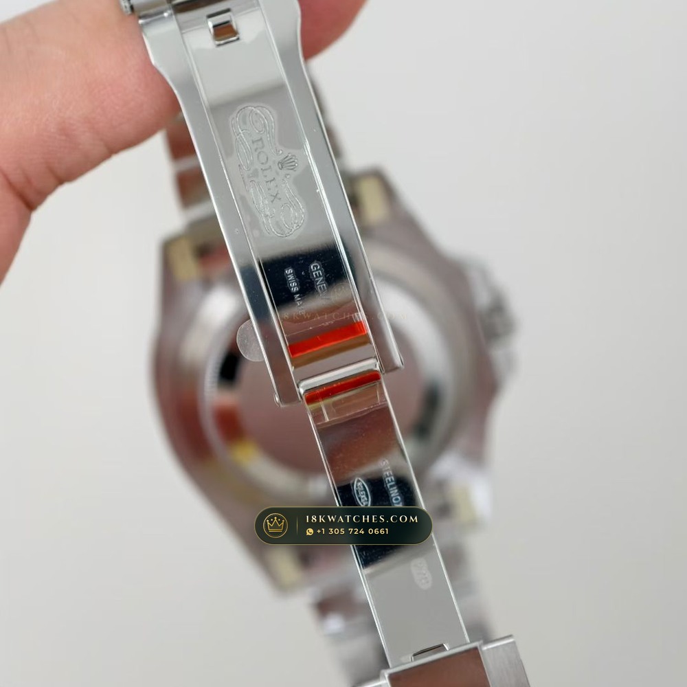 Rolex GMT-Master II Pepsi Red & Blue Cerachrom Deep Crystal Optics Ref. 126710BLRO — Studio Gallery Plate VI in 904L Stainless Steel Custom Architecture (143.3g Verified Mass, Rolex Manufacture Cal. 3285 - 70h Power Reserve)
