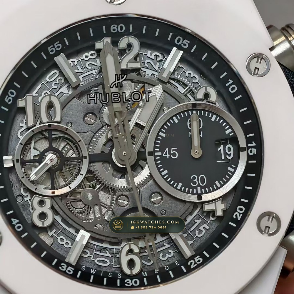 Hublot Big Bang Unico Flyback Chronograph 42mm Ref. 441.NX.1171.RX — Studio Gallery Plate IV in Grade 5 Titanium Monobloc (120.2g Verified Mass, Hublot Unico Flyback Chronograph Cal. HUB1280)
