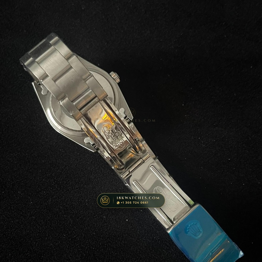 Rolex Explorer Tiffany Blue Dial Ref. 1016 — Studio Gallery Plate VI in 904L Stainless Steel Custom Architecture (101.0g Verified Mass, Rolex Manufacture Cal. 3230)