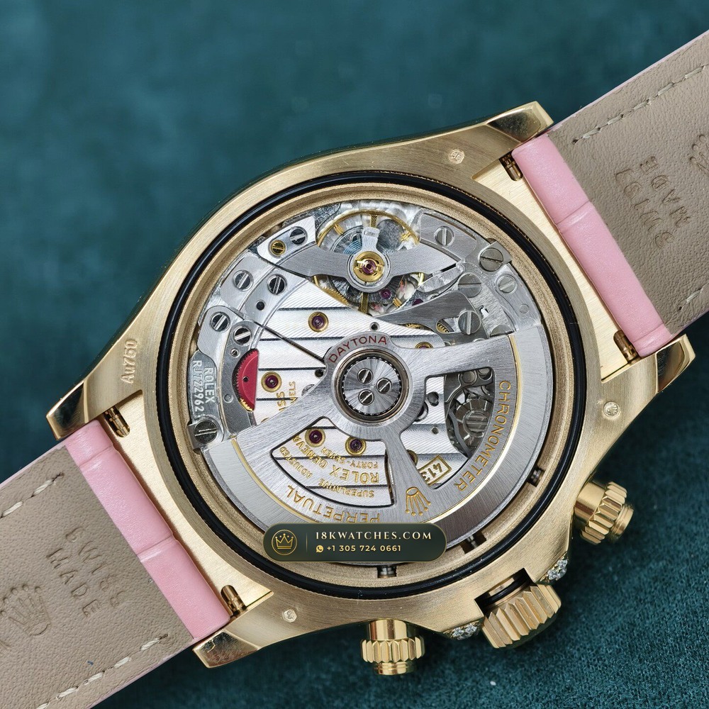 Rolex Cosmograph Daytona Barbie Pink Opal & Ruby 18K Yellow Gold Ref. 126538TBR — Studio Gallery Plate VI in 18K Yellow Gold Au750 (160.3g Verified Mass, Rolex Manufacture Cal. 4131 - 72h Power Reserve)