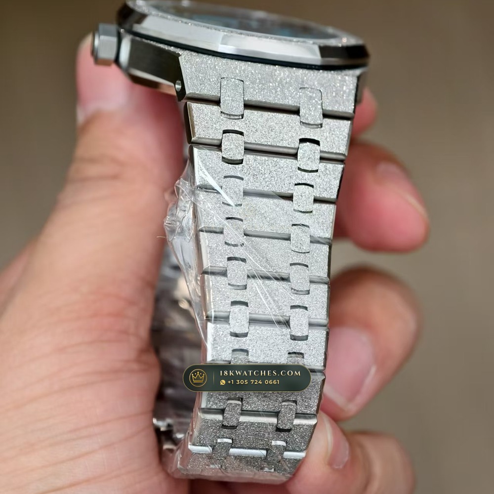 Audemars Piguet Royal Oak Selfwinding Flying Tourbillon 41mm Tiffany Blue Dial Ref. 26735ST.OO.1320ST.02 — Studio Gallery Plate V in 904L Stainless Steel Custom Architecture (159.5g Verified Mass, Audemars Piguet Cal. 2950 Flying Tourbillon)