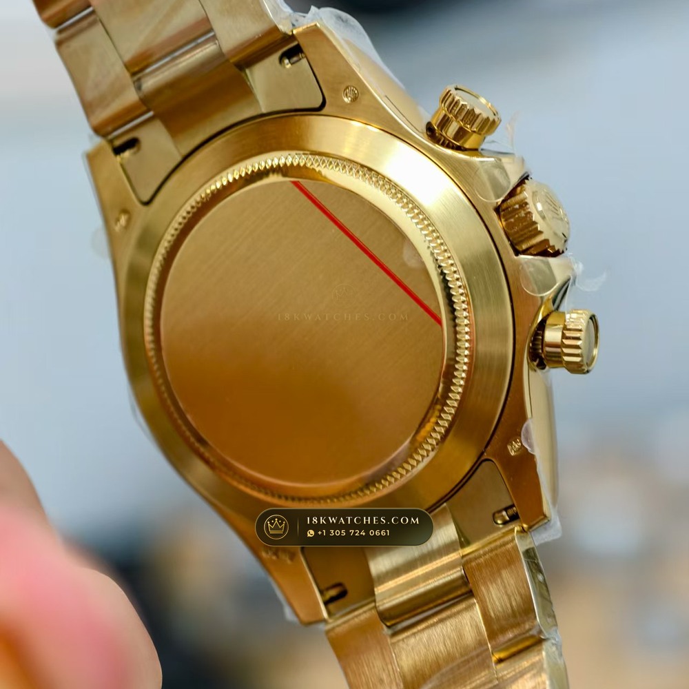 Rolex Cosmograph Daytona John Mayer Emerald Dial 18K Yellow Gold Geneva Atelier Spec Ref. 116508 — Studio Gallery Plate V in 18K Yellow Gold Au750 (216.7g Verified Mass, Rolex Manufacture Cal. 4130 - 72h Power Reserve)
