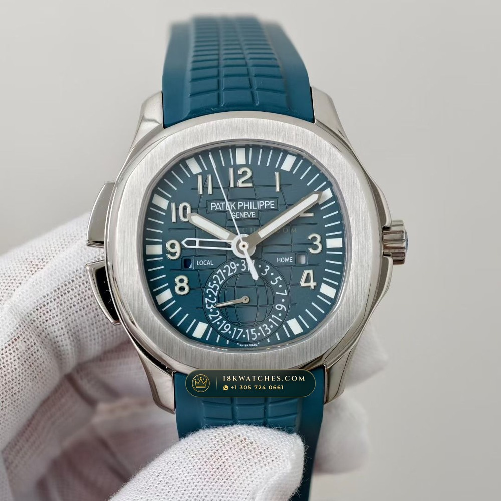 Patek Philippe Aquanaut Travel Time Dual-Zone Geneva Atelier Spec Ref. 5164A