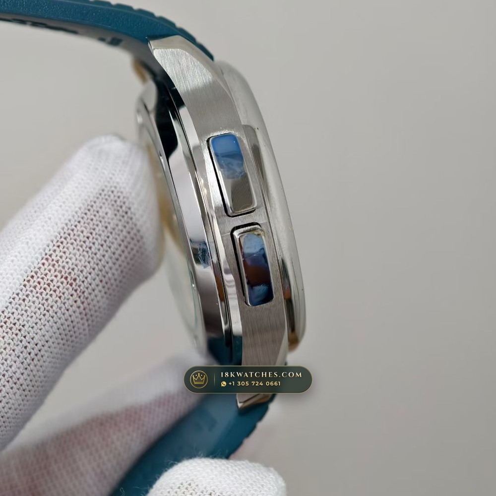 Patek Philippe Aquanaut Travel Time Dual-Zone Geneva Atelier Spec Ref. 5164A — Studio Gallery Plate IV in 904L Stainless Steel Custom Architecture (93.8g Verified Mass, Patek Philippe Cal. 324 S C FUS - 21K Gold Rotor)