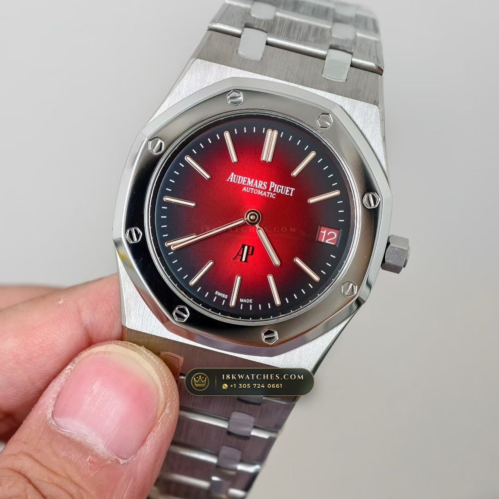 Audemars Piguet Royal Oak Jumbo Extra-Thin 39mm Ref. 16202IP — Studio Gallery Plate III in Grade 5 Titanium Monobloc (94.4g Verified Mass, Audemars Piguet Cal. 7121)