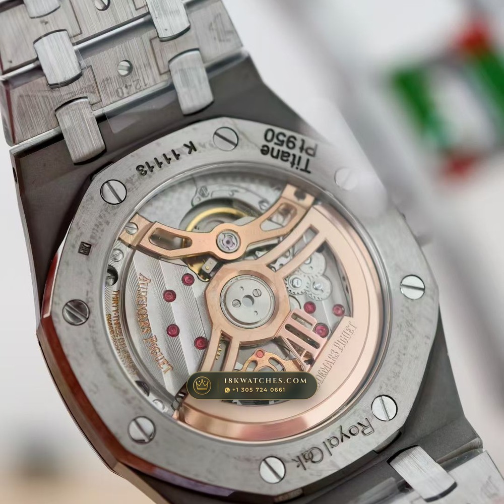 Audemars Piguet Royal Oak Jumbo Extra-Thin 39mm Ref. 16202IP — Studio Gallery Plate VII in Grade 5 Titanium Monobloc (94.4g Verified Mass, Audemars Piguet Cal. 7121)