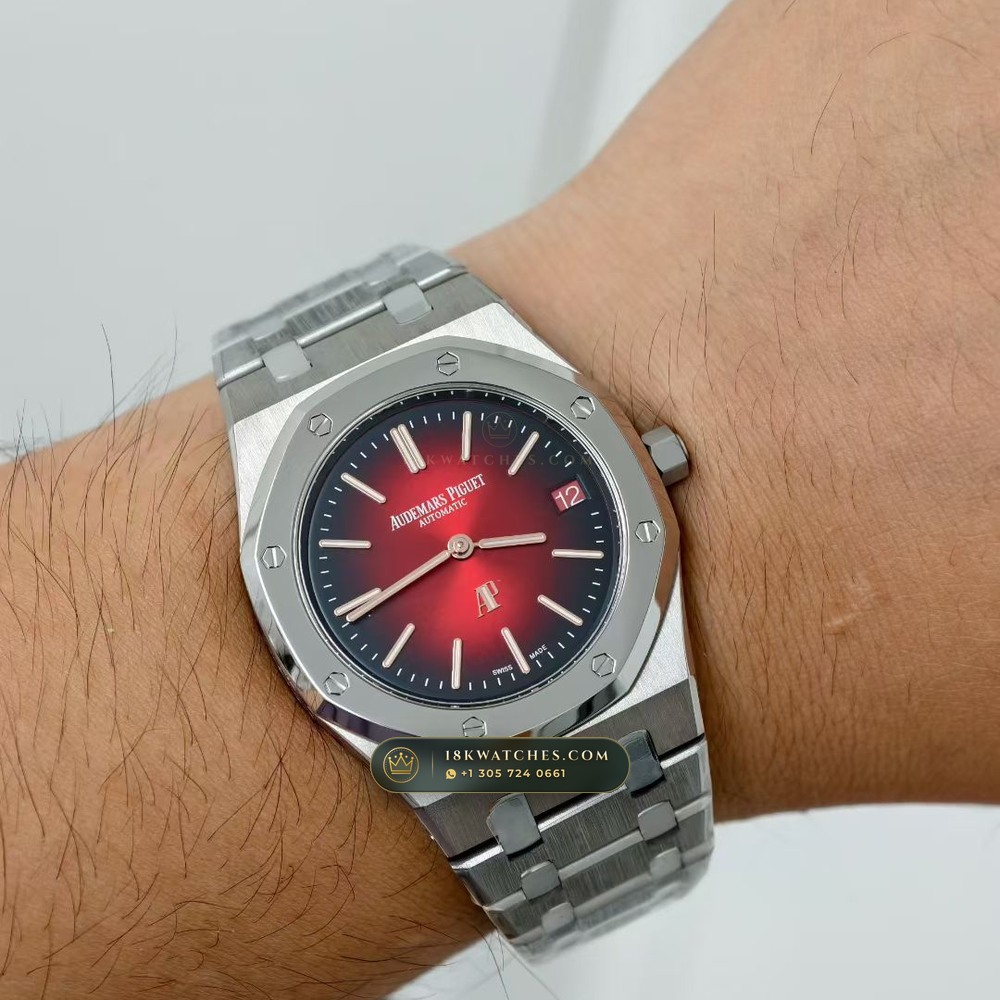 Audemars Piguet Royal Oak Jumbo Extra-Thin 39mm Ref. 16202IP — Studio Gallery Plate VIII in Grade 5 Titanium Monobloc (94.4g Verified Mass, Audemars Piguet Cal. 7121)