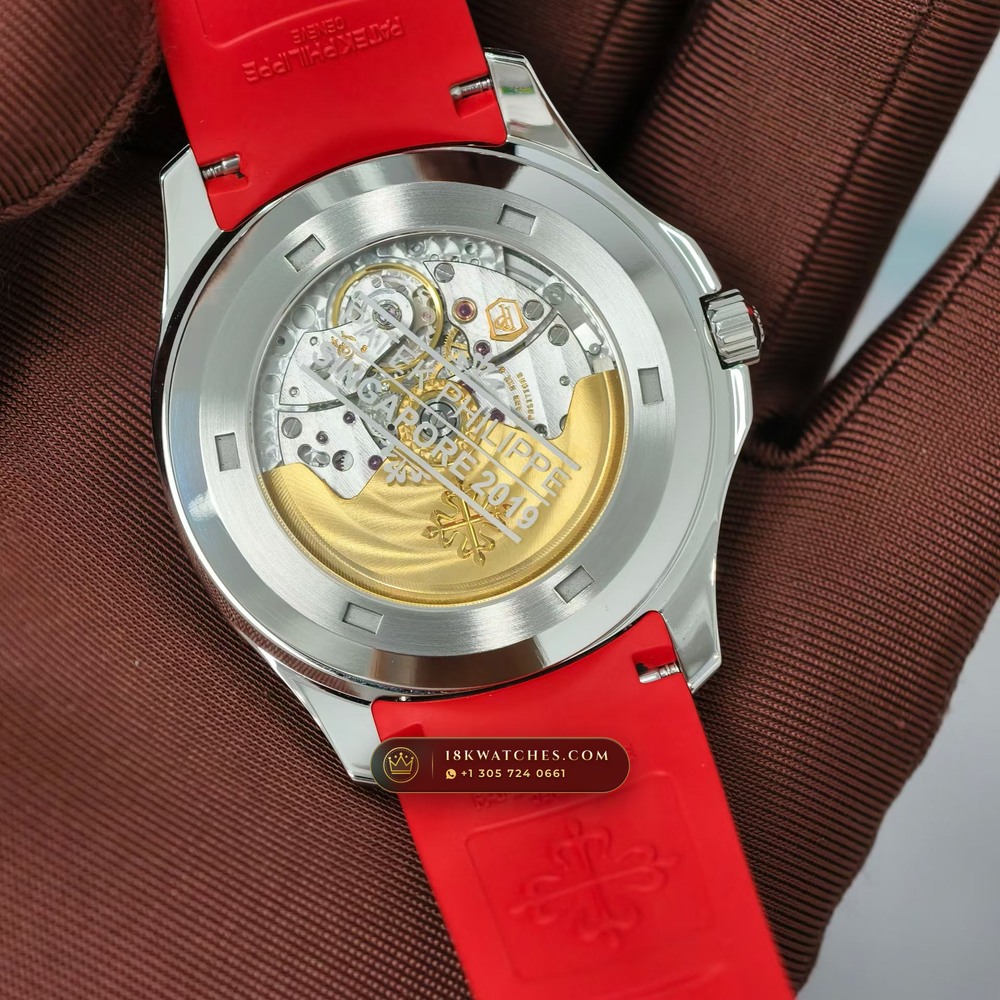 Patek Philippe Aquanaut Extra-Large Self-Winding Ref. 5167A-012 — Studio Gallery Plate VI in 904L Stainless Steel Custom Architecture (79.8g Verified Mass, Patek Philippe Cal. 324 S C - 21K Gold Rotor)