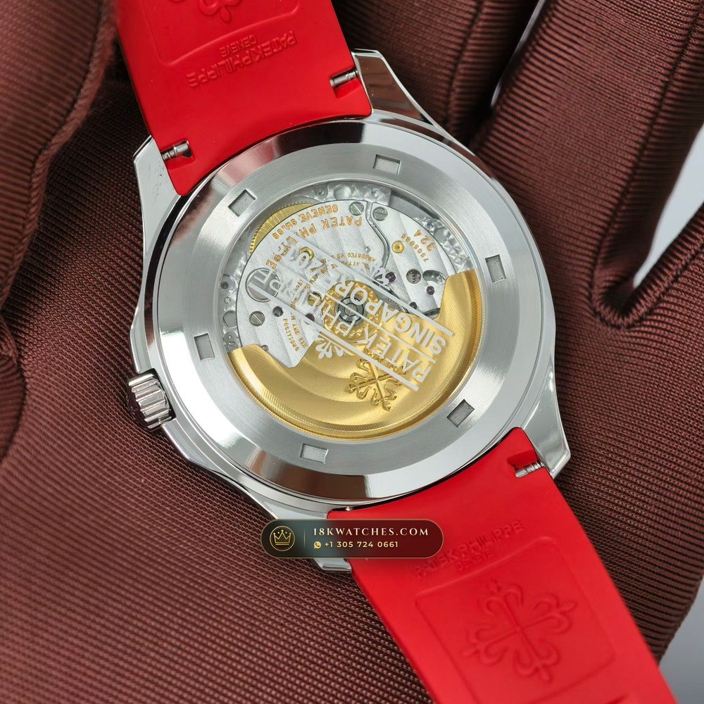 Patek Philippe Aquanaut Extra-Large Self-Winding Ref. 5167A-012 — Studio Gallery Plate VII in 904L Stainless Steel Custom Architecture (79.8g Verified Mass, Patek Philippe Cal. 324 S C - 21K Gold Rotor)