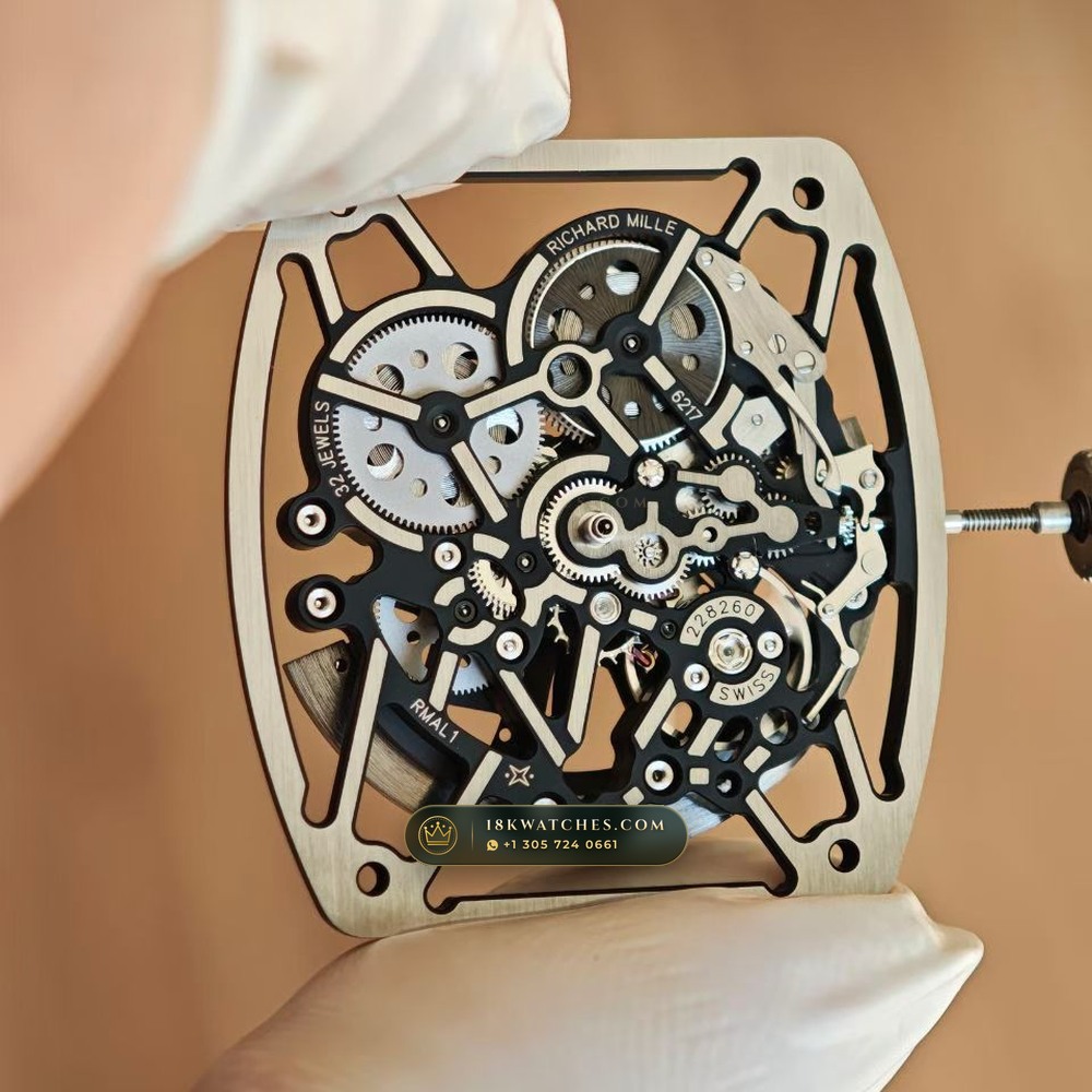 Richard Mille RM 35-02 Rafael Nadal Automatic Chronometer Regulated Spec — Studio Gallery Plate II in Carbon TPT & Grade 5 Titanium (50.3g Verified Mass, Richard Mille Cal. RMAL1 Variable-Geometry Rotor)