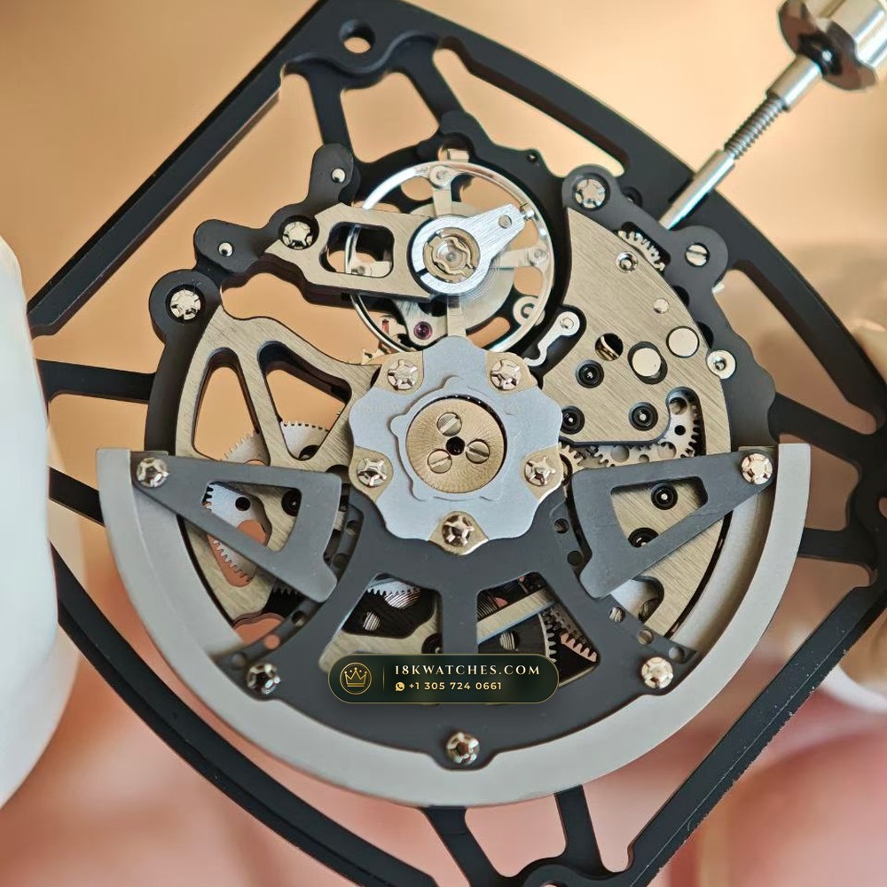 Richard Mille RM 35-02 Rafael Nadal Automatic Chronometer Regulated Spec — Studio Gallery Plate V in Carbon TPT & Grade 5 Titanium (50.3g Verified Mass, Richard Mille Cal. RMAL1 Variable-Geometry Rotor)