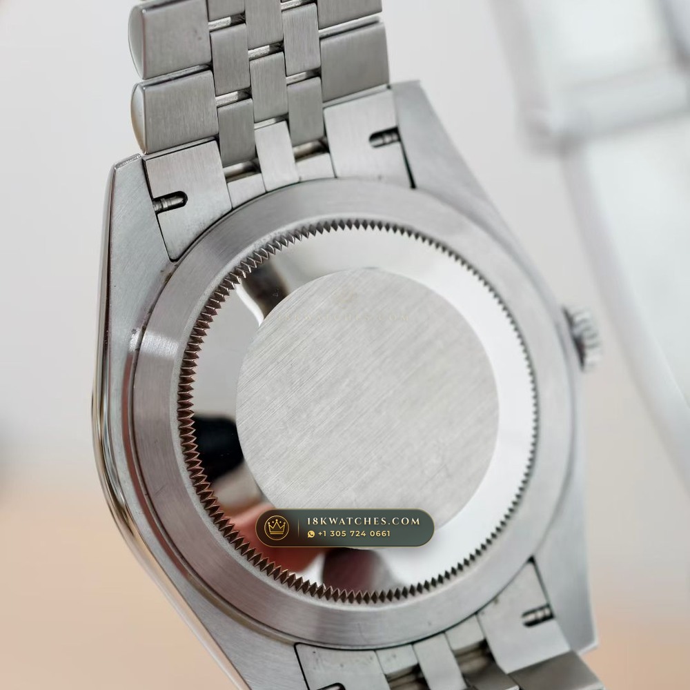 Rolex Datejust 41 Wimbledon Slate Roman Dial Ref. 126334 — Studio Gallery Plate VI in 904L Stainless Steel Custom Architecture (136.6g Verified Mass, Rolex Manufacture Cal. 3235 - 70h Power Reserve)
