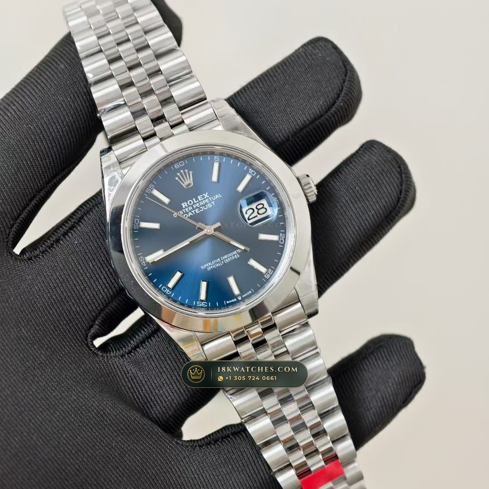 Rolex Datejust 41 Geneva Atelier Spec Ref. 126300 — Studio Gallery Plate II in 904L Stainless Steel Custom Architecture (136.6g Verified Mass, Rolex Manufacture Cal. 3235 - 70h Power Reserve)