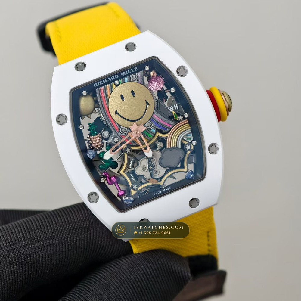 Richard Mille RM Tourbillon Haute Horlogerie Smiley Tourbillon Geneva Atelier Spec Ref. RM 088 — Studio Gallery Plate II in Carbon TPT & Grade 5 Titanium (55.7g Verified Mass, Richard Mille Hand-Wound Tourbillon Calibre)