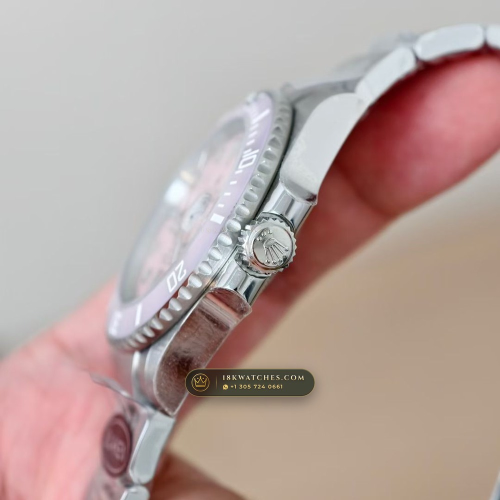 Rolex Submariner Date Blaken Custom Pink Dial Edition Ref. 126610LN — Studio Gallery Plate V in 904L Stainless Steel Custom Architecture (156.2g Verified Mass, Rolex Manufacture Cal. 3235 - 70h Power Reserve)