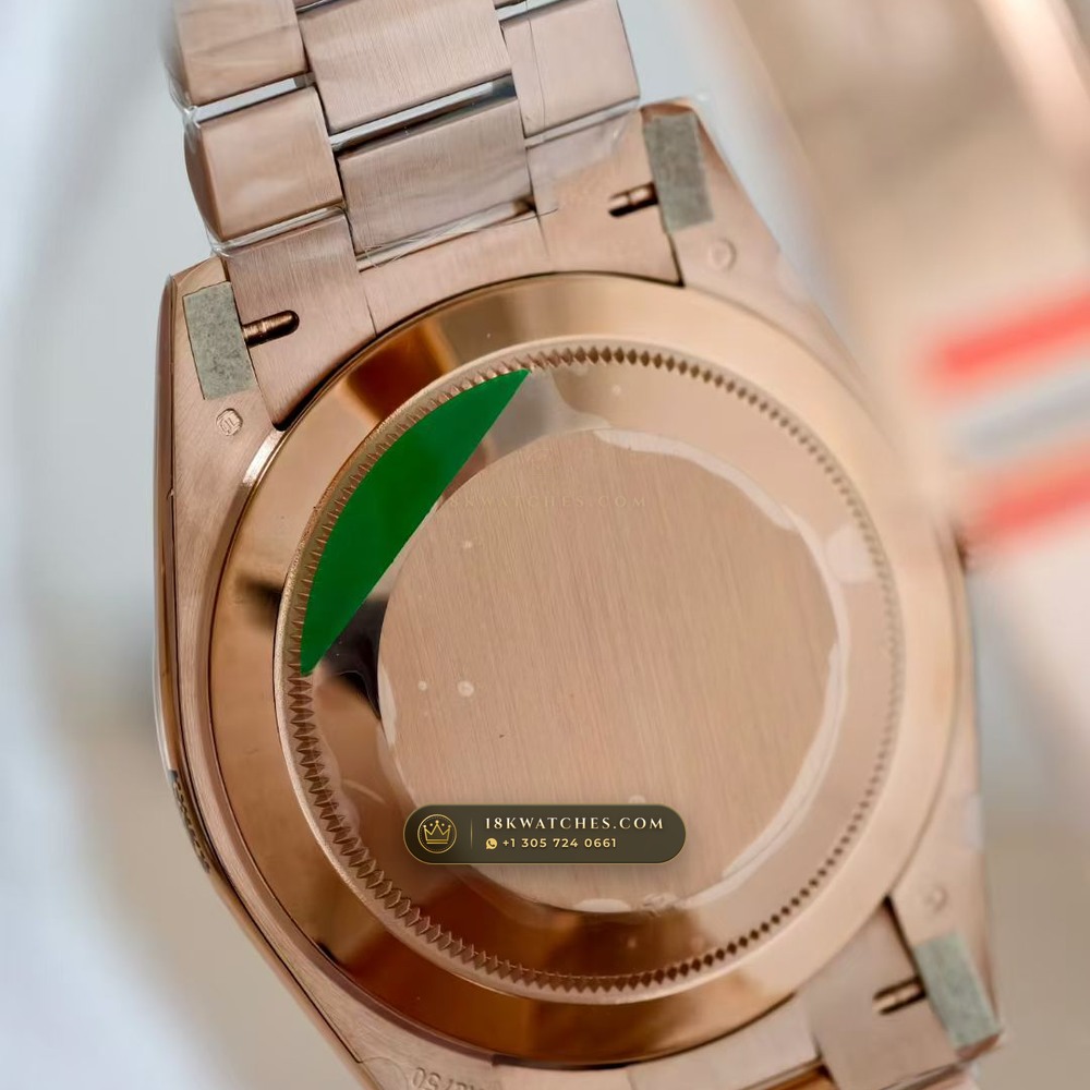 Rolex Day-Date 40 Graduated Ombre Sunray Dial 18K Everose Gold Ref. 228235 — Studio Gallery Plate VII in 18K Rose Gold Au750 (210.8g Verified Mass, Rolex Manufacture Cal. 3255 - 70h Power Reserve)