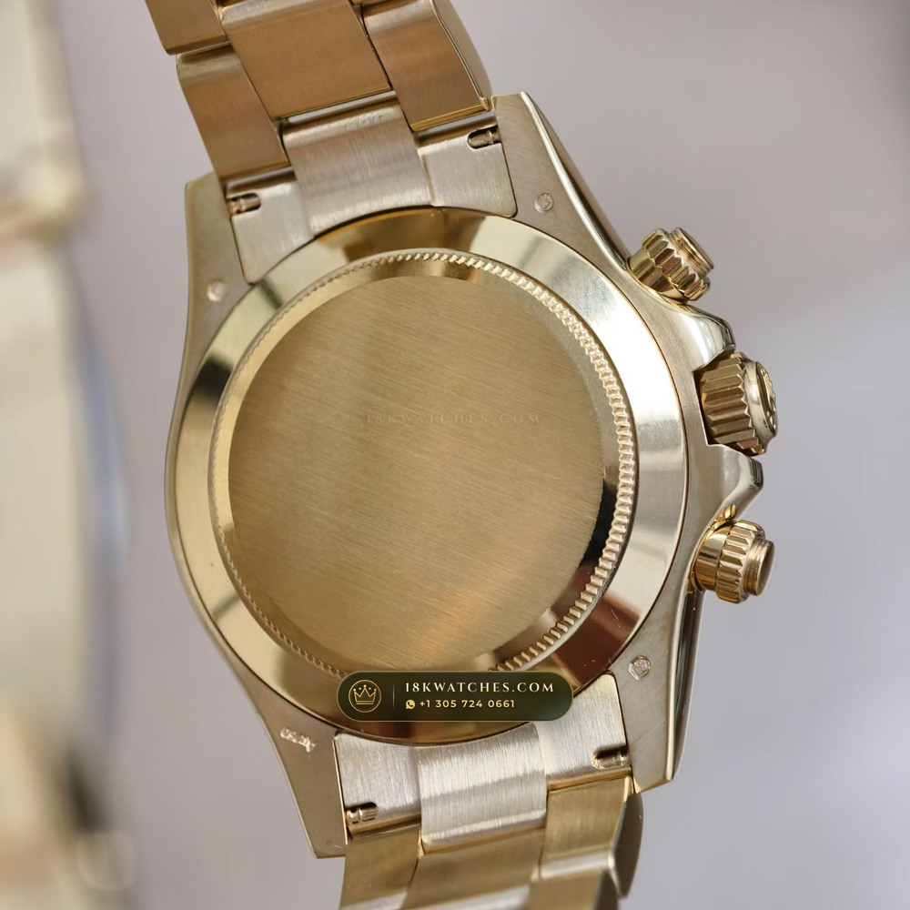 Rolex Cosmograph Daytona John Mayer Emerald Dial 18K Yellow Gold Ref. 116508 — Studio Gallery Plate V in 18K Yellow Gold Au750 (216.7g Verified Mass, Rolex Manufacture Cal. 4130 - 72h Power Reserve)