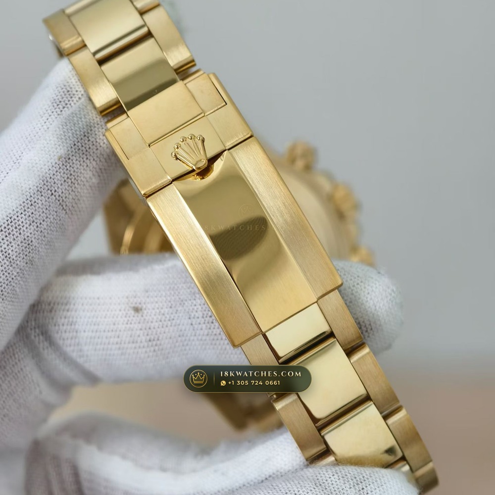 Rolex Cosmograph Daytona John Mayer Emerald Dial 18K Yellow Gold Ref. 116508 — Studio Gallery Plate VI in 18K Yellow Gold Au750 (216.7g Verified Mass, Rolex Manufacture Cal. 4130 - 72h Power Reserve)