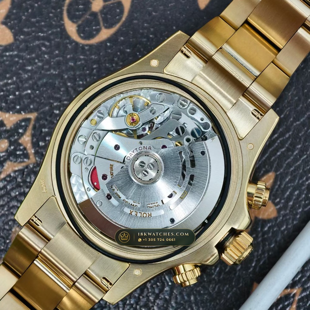 Rolex Cosmograph Daytona John Mayer Emerald Dial 18K Yellow Gold Ref. 116508 — Studio Gallery Plate VII in 18K Yellow Gold Au750 (216.7g Verified Mass, Rolex Manufacture Cal. 4130 - 72h Power Reserve)