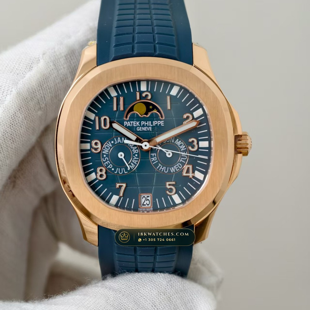 Patek Philippe Aquanaut Luce Annual Calendar 18K Rose Gold Chronometer Regulated Spec Ref. 5261R