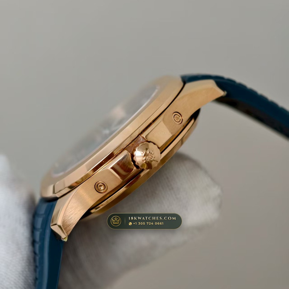 Patek Philippe Aquanaut Luce Annual Calendar 18K Rose Gold Chronometer Regulated Spec Ref. 5261R — Studio Gallery Plate V in 18K Rose Gold Au750 (104.9g Verified Mass, Patek Philippe Cal. 26-330 S QA LU)