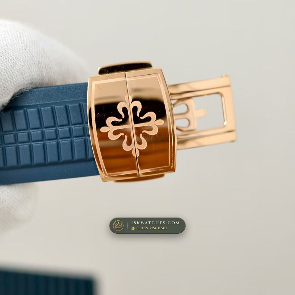 Patek Philippe Aquanaut Luce Annual Calendar 18K Rose Gold Chronometer Regulated Spec Ref. 5261R — Studio Gallery Plate VI in 18K Rose Gold Au750 (104.9g Verified Mass, Patek Philippe Cal. 26-330 S QA LU)