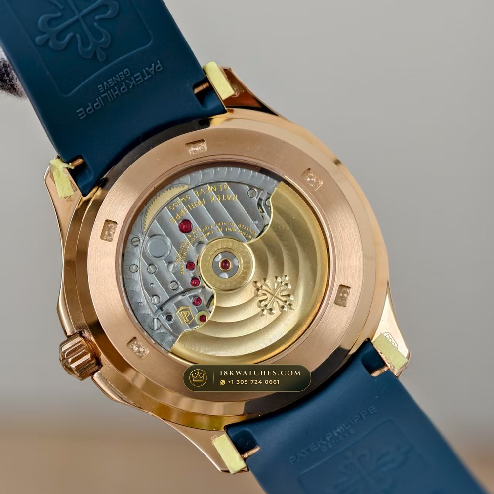 Patek Philippe Aquanaut Luce Annual Calendar 18K Rose Gold Chronometer Regulated Spec Ref. 5261R — Studio Gallery Plate VII in 18K Rose Gold Au750 (104.9g Verified Mass, Patek Philippe Cal. 26-330 S QA LU)