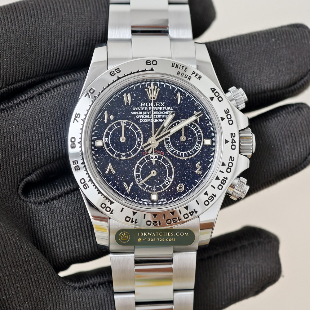 Rolex Cosmograph Daytona Starry Sky Dial 18K White Gold Ref. 126509