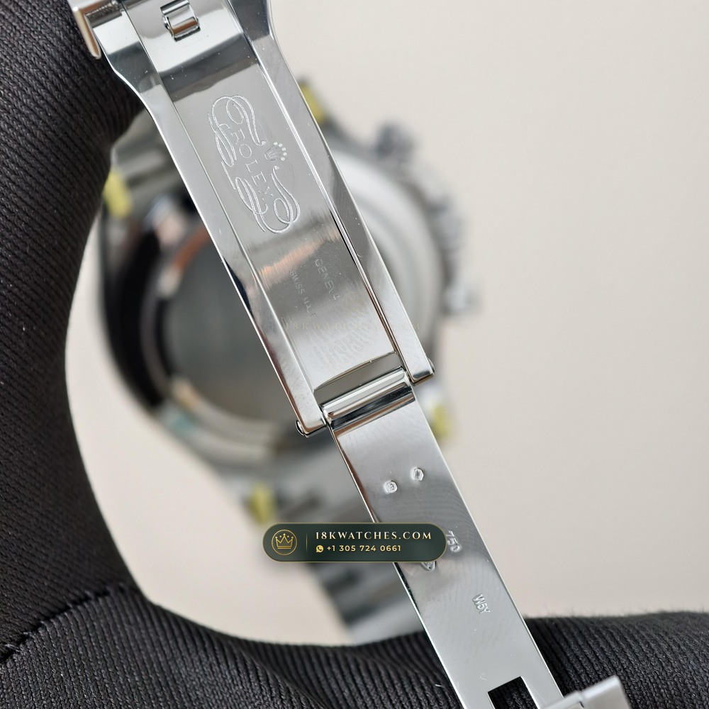 Rolex Cosmograph Daytona Blue Sodalite Stone Dial 18K White Gold Ref. 116519 — Studio Gallery Plate VI in 18K White Gold Au750 (153.2g Verified Mass, Rolex Manufacture Cal. 4130 - 72h Power Reserve)