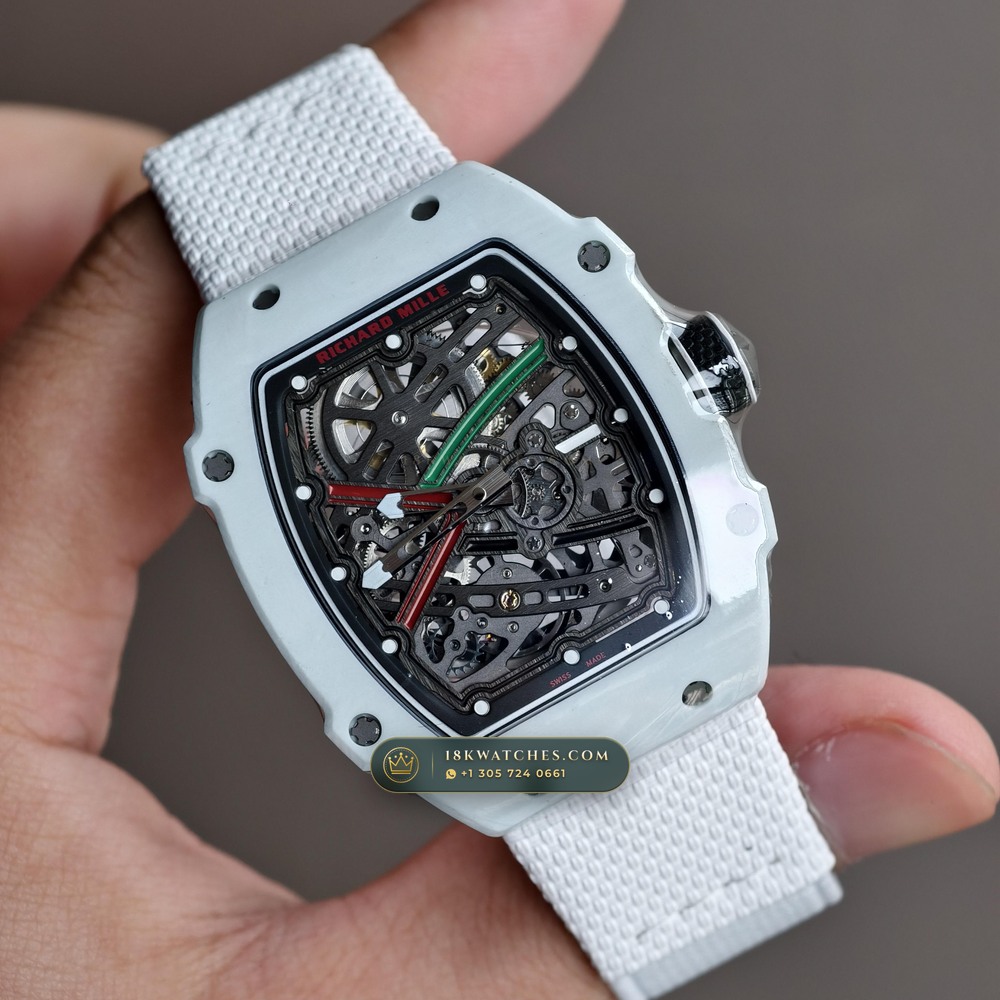 Richard Mille RM 67-02 Automatic Extra-Flat UAE Limited Edition Geneva Atelier Spec — Studio Gallery Plate II in Carbon TPT & Grade 5 Titanium (33.3g Verified Mass, Richard Mille Cal. CRMA7 Skeletonized Titanium)