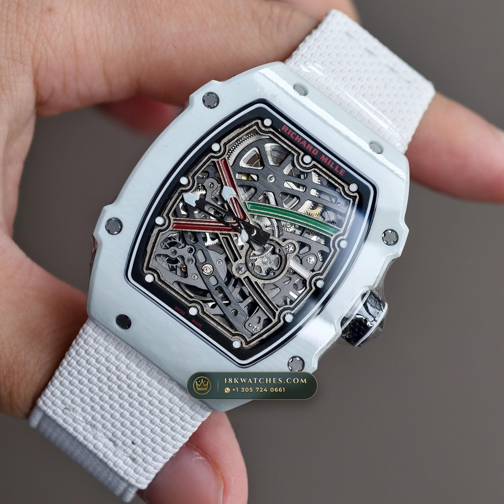 Richard Mille RM 67-02 Automatic Extra-Flat UAE Limited Edition Geneva Atelier Spec — Studio Gallery Plate III in Carbon TPT & Grade 5 Titanium (33.3g Verified Mass, Richard Mille Cal. CRMA7 Skeletonized Titanium)