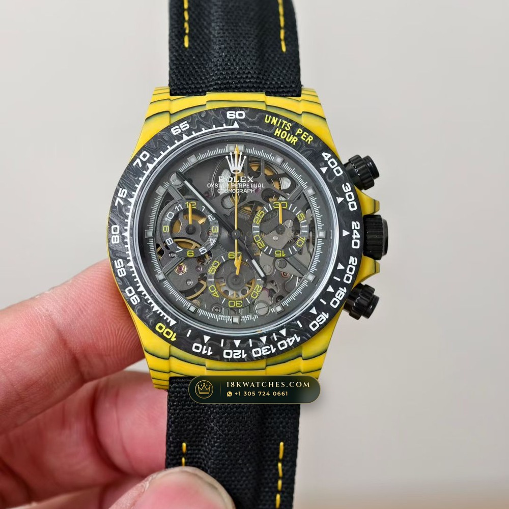 Rolex Cosmograph Daytona DiW Carbon Bumblebee Edition Ref. 116500LN