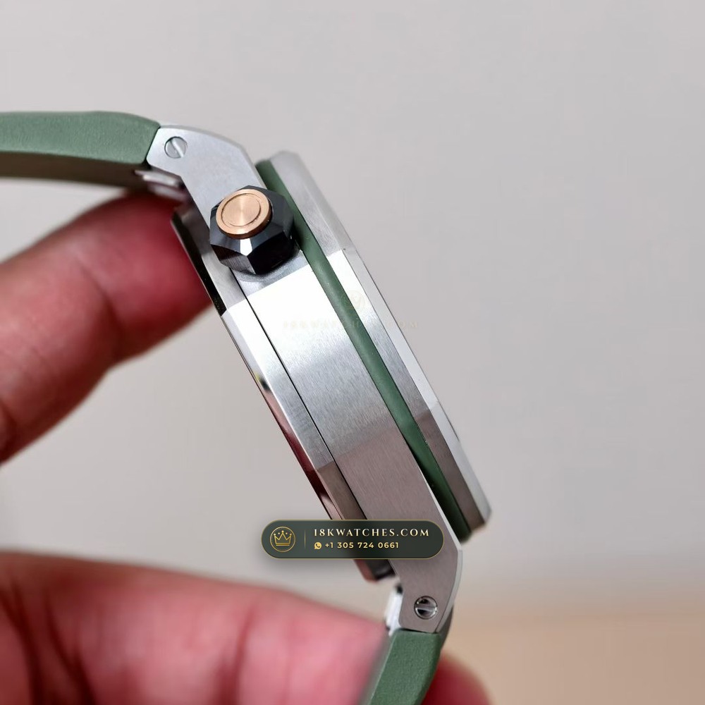 Audemars Piguet Royal Oak Offshore Diver 42mm Ref. 15720ST.OO.A052CA.01 — Studio Gallery Plate V in 904L Stainless Steel Custom Architecture (167.7g Verified Mass, Audemars Piguet Cal. 4308 / Cal. 3120)
