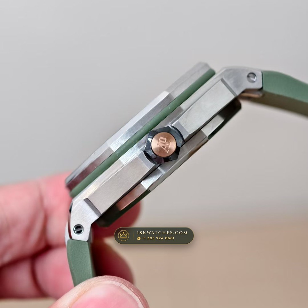 Audemars Piguet Royal Oak Offshore Diver 42mm Ref. 15720ST.OO.A052CA.01 — Studio Gallery Plate VI in 904L Stainless Steel Custom Architecture (167.7g Verified Mass, Audemars Piguet Cal. 4308 / Cal. 3120)