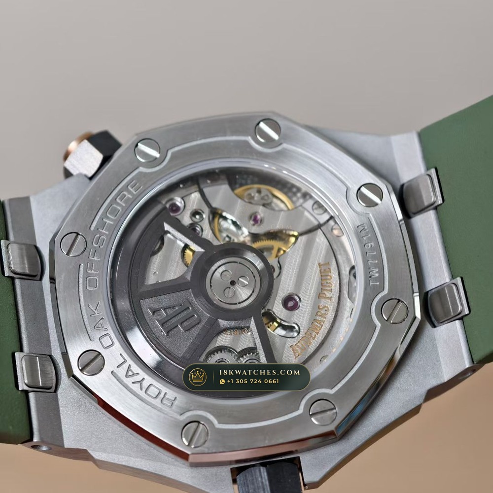 Audemars Piguet Royal Oak Offshore Diver 42mm Ref. 15720ST.OO.A052CA.01 — Studio Gallery Plate VII in 904L Stainless Steel Custom Architecture (167.7g Verified Mass, Audemars Piguet Cal. 4308 / Cal. 3120)