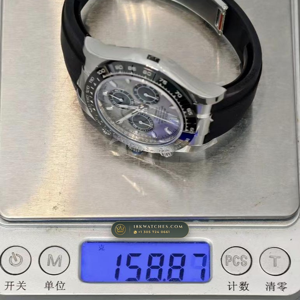 Rolex Cosmograph Daytona 18K White Gold Ref. 116519LN — Studio Gallery Plate VIII in 18K White Gold Au750 (160.5g Verified Mass, Rolex Manufacture Cal. 4130 - 72h Power Reserve)