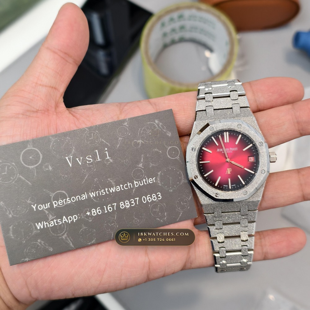 Audemars Piguet Royal Oak Jumbo Extra-Thin 39mm Geneva Atelier Spec Ref. 16202XT.OO.1240XT.01 — Studio Gallery Plate VII in Grade 5 Titanium Monobloc (94.3g Verified Mass, Audemars Piguet Cal. 7121)