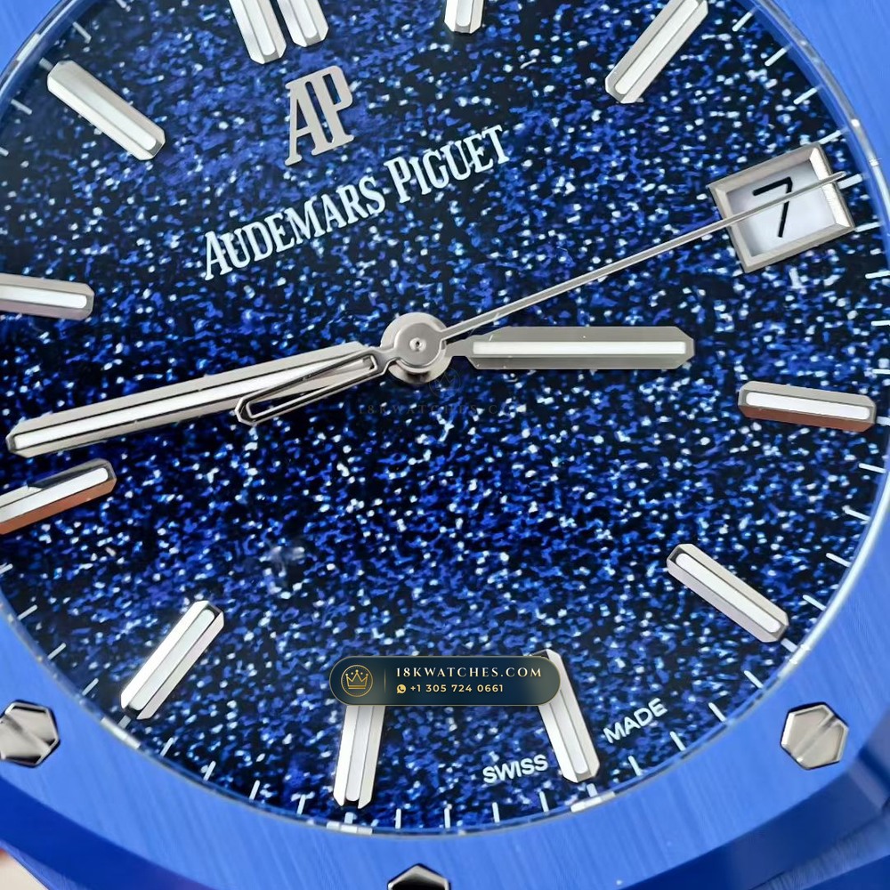 Audemars Piguet Royal Oak Selfwinding 41mm Starry Sky Dial Ref. 15500 — Studio Gallery Plate IV in High-Tech Ceramic & Titanium (166.7g Verified Mass, Audemars Piguet Cal. 4302 - 70h Power Reserve)