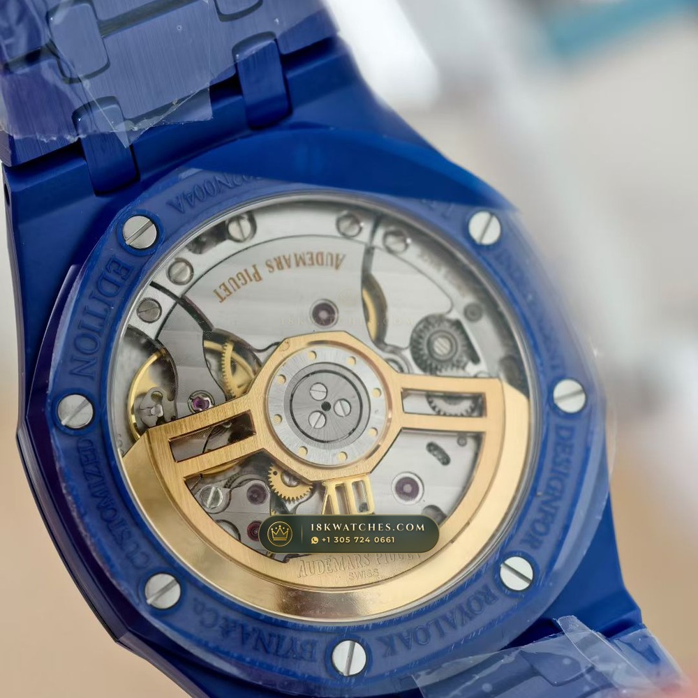 Audemars Piguet Royal Oak Selfwinding 41mm Starry Sky Dial Ref. 15500 — Studio Gallery Plate VIII in High-Tech Ceramic & Titanium (166.7g Verified Mass, Audemars Piguet Cal. 4302 - 70h Power Reserve)