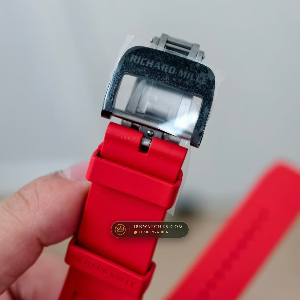 Richard Mille RM 35-02 Rafael Nadal Automatic 5-Axis CNC Case — Studio Gallery Plate VI in Carbon TPT & Grade 5 Titanium (50.3g Verified Mass, Richard Mille Cal. RMAL1 Variable-Geometry Rotor)