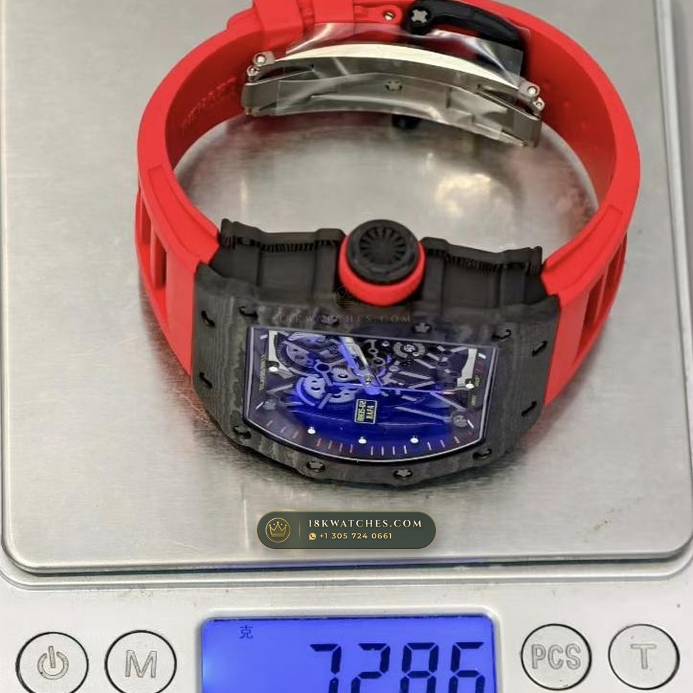 Richard Mille RM 35-02 Rafael Nadal Automatic 5-Axis CNC Case — Studio Gallery Plate IX in Carbon TPT & Grade 5 Titanium (50.3g Verified Mass, Richard Mille Cal. RMAL1 Variable-Geometry Rotor)