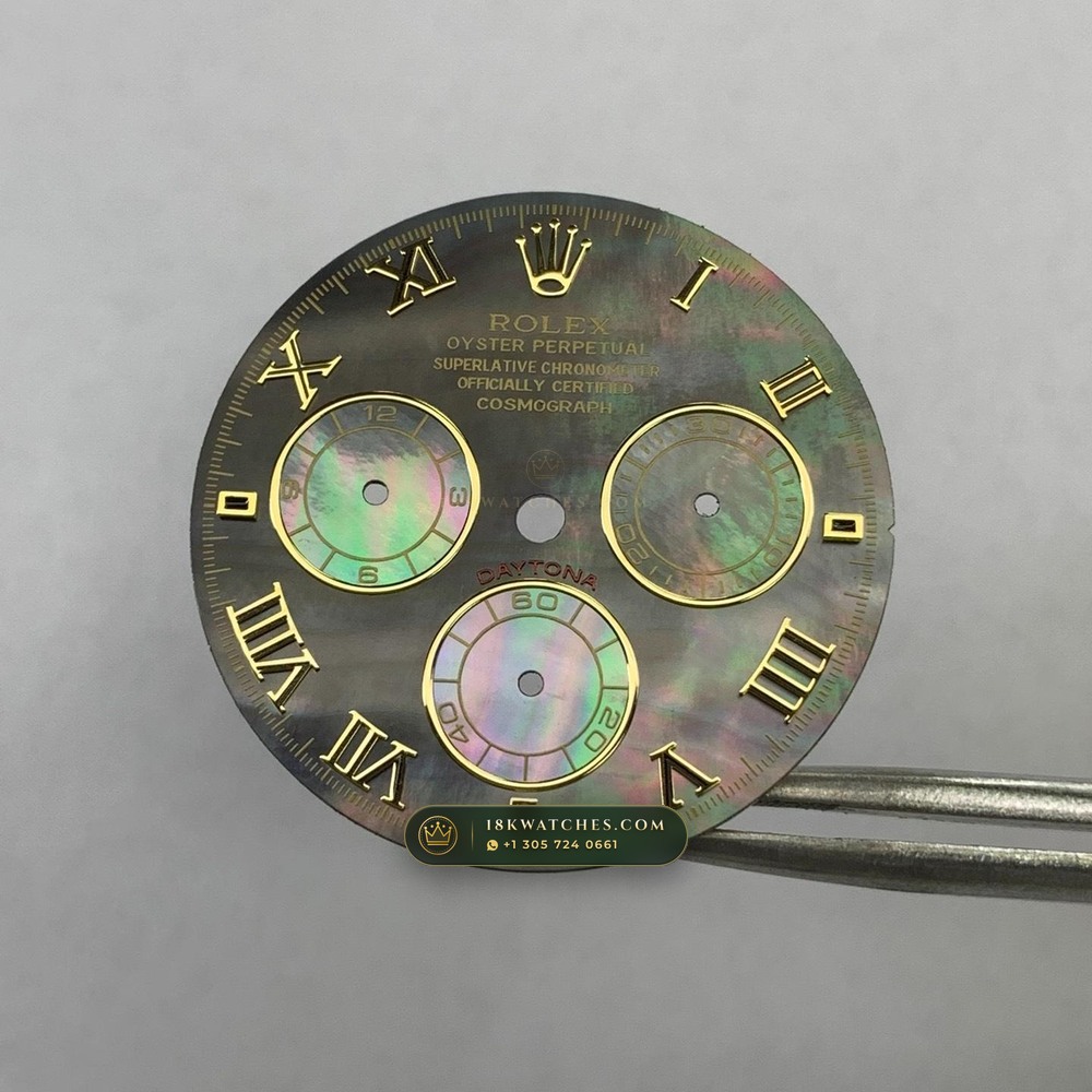 Rolex Cosmograph Daytona Tahitian Mother-of-Pearl Dial 18K White Gold Geneva Atelier Spec Ref. 126509 — Studio Gallery Plate V in 18K White Gold Au750 (216.3g Verified Mass, Rolex Manufacture Cal. 4131 - 72h Power Reserve)