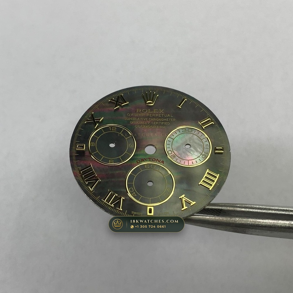 Rolex Cosmograph Daytona Tahitian Mother-of-Pearl Dial 18K White Gold Geneva Atelier Spec Ref. 126509 — Studio Gallery Plate IX in 18K White Gold Au750 (216.3g Verified Mass, Rolex Manufacture Cal. 4131 - 72h Power Reserve)