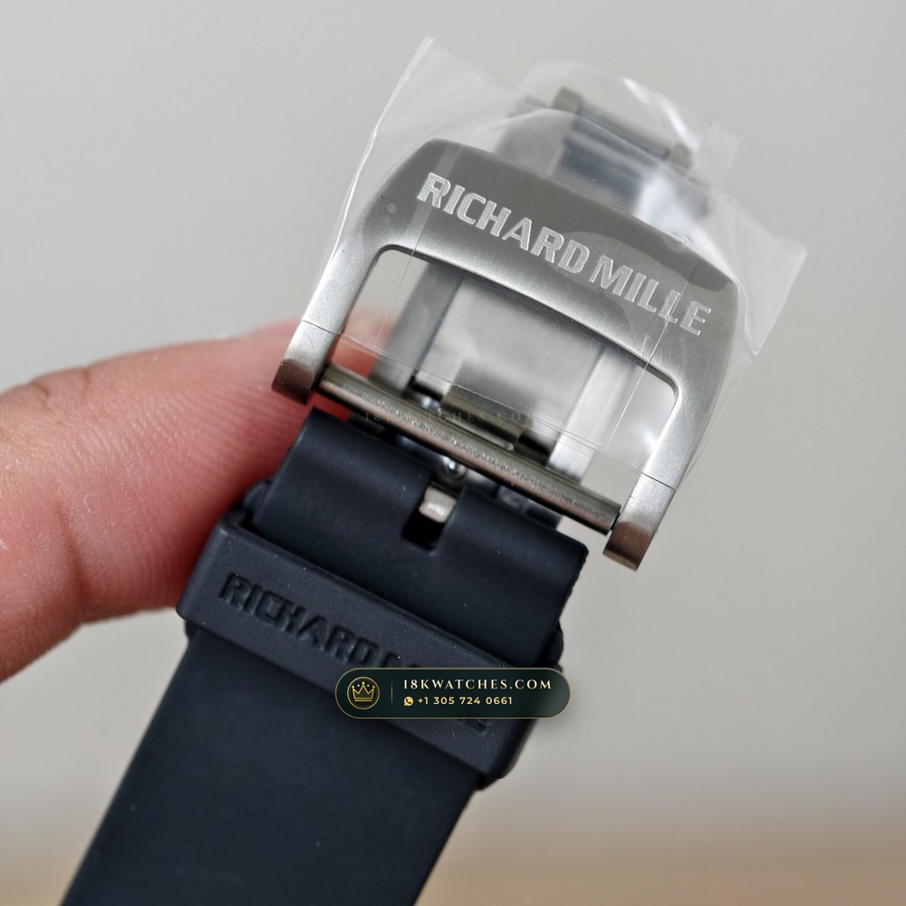 Richard Mille RM 61-01 Yohan Blake Asymmetric Master Watchmaker Spec — Studio Gallery Plate VI in Carbon TPT & Grade 5 Titanium (55.3g Verified Mass, Richard Mille Cal. RMUL2 Free-Sprung Skeleton)
